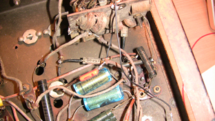 vue du condensateur de la grille oscillatrice