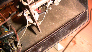 vue du condensateur de la plaque oscillatrice
