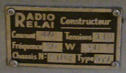 plaquette constructeur